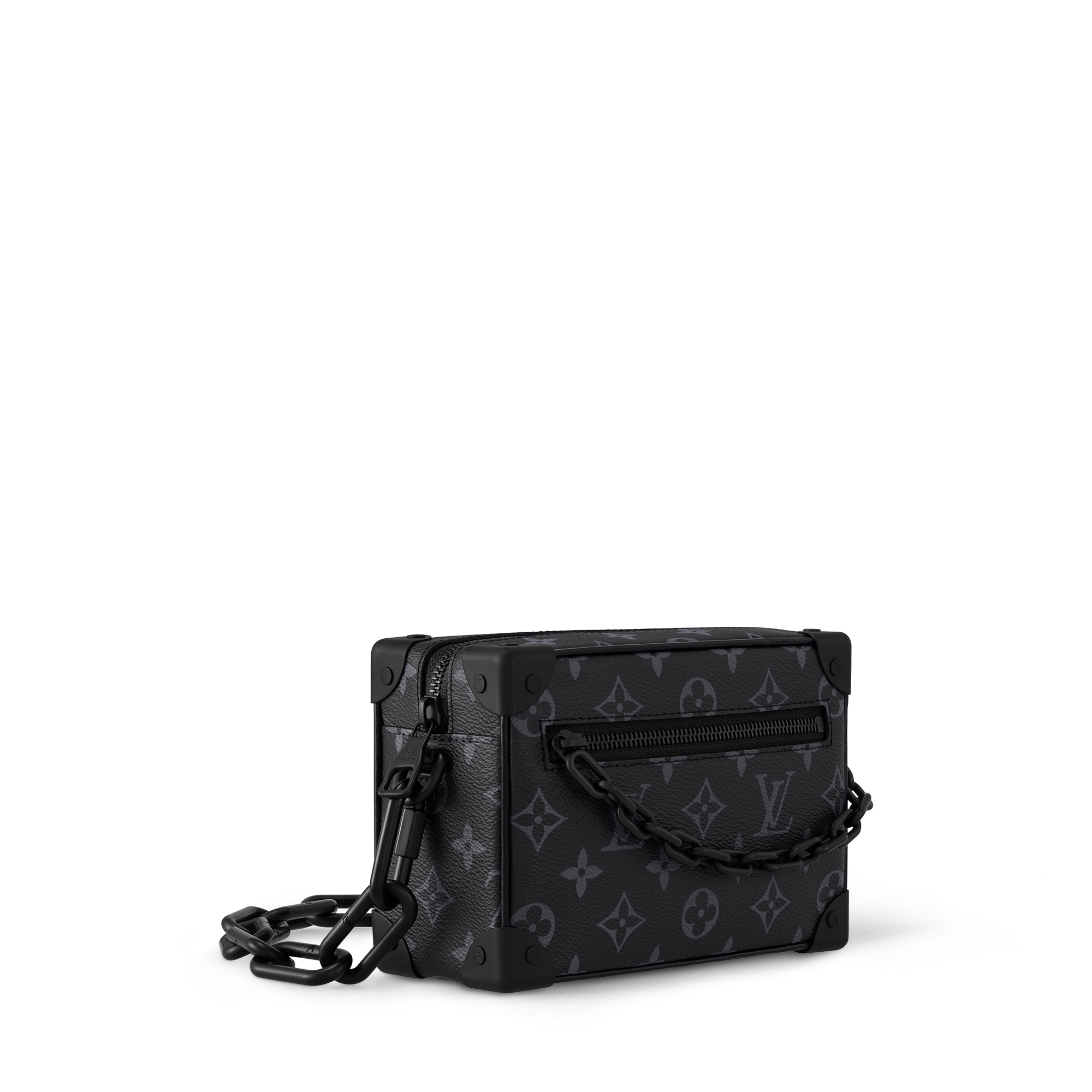 Women's Black Leather Zip Wallet - Clémence Empreinte | LOUIS